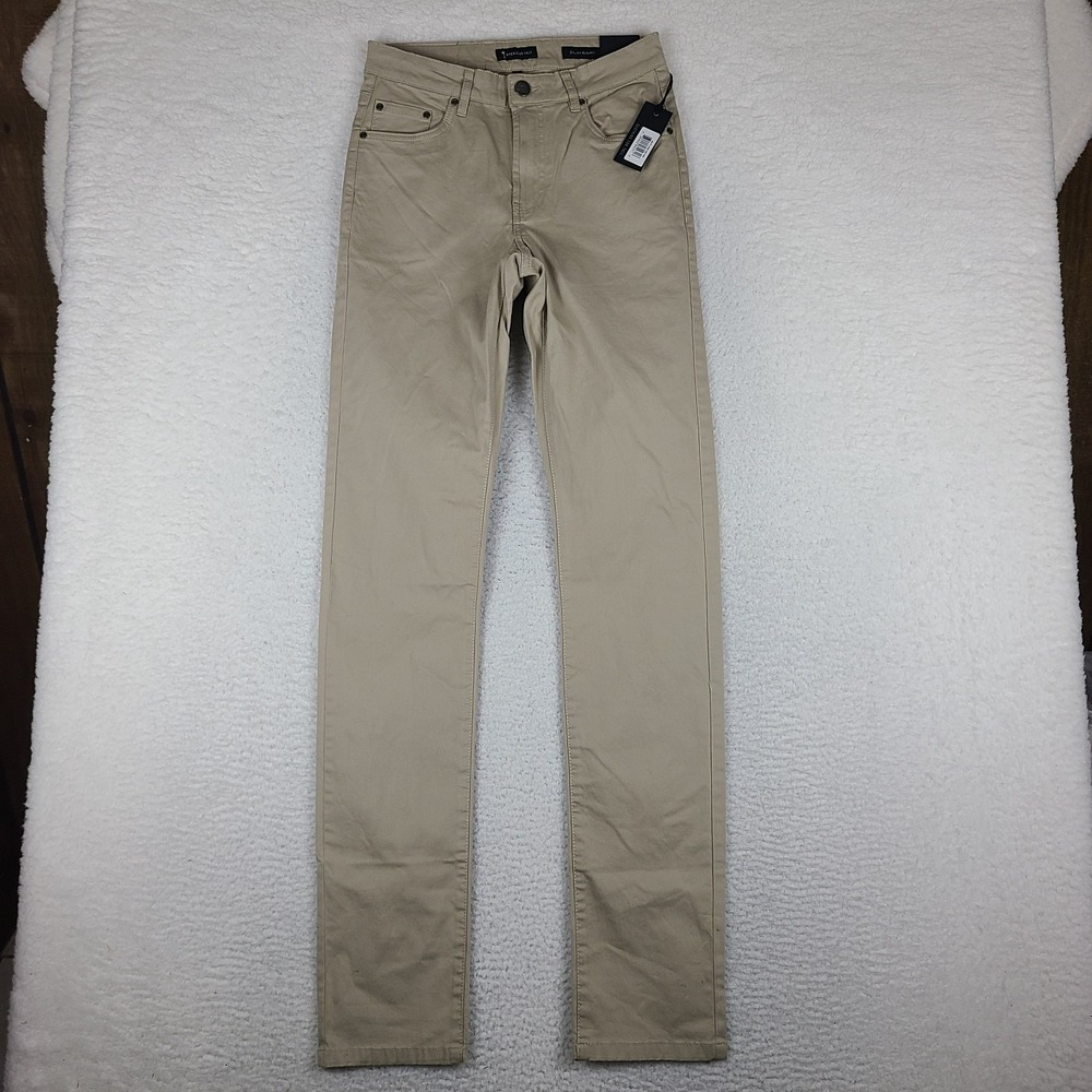American Tall Pants Mens 30x38 Beige Dylan Slim Fit Chino Khakis NWT NEW